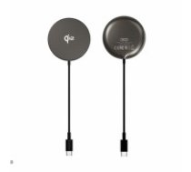 XO wireless inductive charger QI2 CX029 magnetic black (CX029)