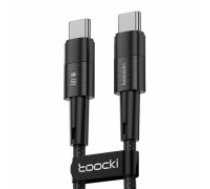 Cable USB-C to USB-C Toocki TXCTT2-YS03, 1m, FC 60W (black) (TXCTT2-YS03)