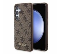 Guess GUOHCSA35G4GFBR A35 A356 brązowy|brown hardcase 4G Metal Gold Logo (GUOHCSA35G4GFBR)