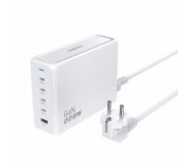 Dudao A228EU GaN charger 1x USB-A 4x USB-C PD 228W - white (A228EU)