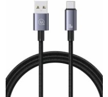 USAMS Kabel USB na USB-C 3A 1,2m Fast Charging stalowy|tarnish SJ663USB01 (US-SJ663) (SJ663USB01)