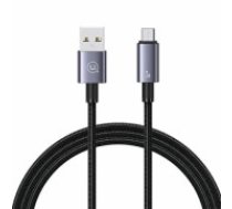 USAMS Kabel USB na Micro-USB 2A 1,2m Fast Charging stalowy|tarnish SJ668USB01 (US-SJ668) (SJ668USB01)