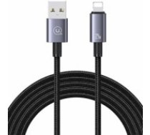 USAMS Kabel USB na Lightning 2,4A 2m Fast Charging stalowy|tarnish SJ669USB01 (US-SJ669) (SJ669USB01)