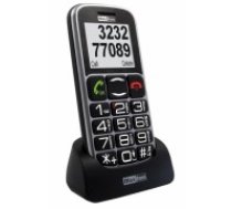 MaxCom MM462BB  Senior Phone GSM - Black-Silver (MM462BB SILVER)