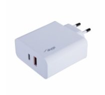 Akyga wall charger AK-CH-15 65W USB-A + USB-C Quick Charge 3.0 5-20V | 1.5-3.25A white (AK-CH-15)