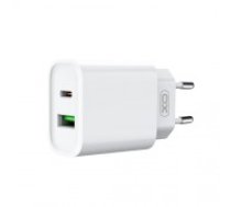 XO wall charger CE02A PD 20W QC 3.0 18W 1x USB 1x USB-C white (CE02A)