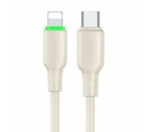 Cable USB-C do Lightning Mcdodo CA-4760 with LED light 1.2m (beige) (CA-4760)