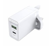 USB(A+C) Wall Charger Vention FBBW0-UK (18W|20W) UK White (FBBW0-UK)