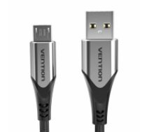 USB 2.0 A to Micro-B 3A cable 0.25m Vention COAHC gray (COAHC)