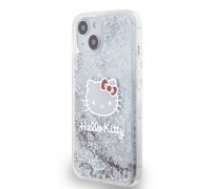 Hello Kitty Liquid Glitter Electroplating Head Logo Case for iPhone 13 Transparent (HKHCP13MLIKHET)