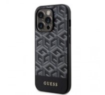 Guess PU G Cube MagSafe Case for iPhone 15 Pro Black (GUHMP15LHGCFSEK)