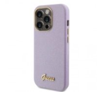 Guess PU Glitter Full Wrapped Case for iPhone 15 Pro Lilac (GUHCP15LPGMCSL)