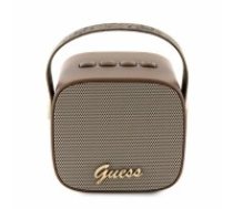 Guess głośnik Bluetooth GUWSB2P4SMW Speaker mini brązowy|bown 4G Leather Script Logo with Strap (GUWSB2P4SMW)