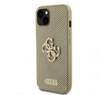 Guess PU Perforated 4G Glitter Metal Logo Case for iPhone 13 Gold (GUHCP13MPSP4LGD)