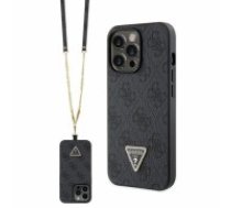 Guess GUHCP13XP4TDSCPK iPhone 13 Pro Max 6.7" czarny|black hardcase Crossbody 4G Metal Logo (GUHCP13XP4TDSCPK)