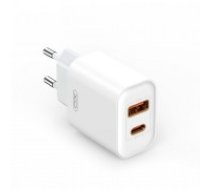 XO wall charger CE12 PD QC 3.0 20W 1x USB 1x USB-C white (CE12)