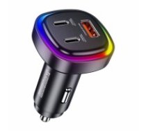 Car charger USB, 2x USB-C Remax RCC330, 66W (black) (RCC330)