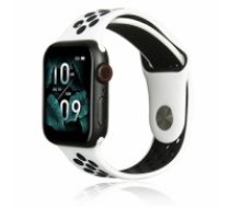 Beline pasek Apple Watch Sport Silicone 42|44|45|49mm biało-czarny white|black (5904422919894)