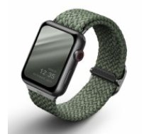 UNIQ pasek Aspen Apple Watch 40|38|41mm Series 4|5|6|7|8|SE|SE2 Braided zielony|cypress green (UNIQ-40MM-ASPGRN)