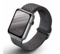 UNIQ pasek Aspen Apple Watch 40|38|41mm Series 4|5|6|7|8|SE|SE2 Braided szary|granite grey (UNIQ-40MM-ASPGRY)