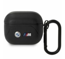 BMW BMA322PVTK AirPods 3 gen cover czarny|black Leather Curved Line (BMA322PVTK)