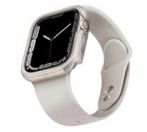 UNIQ etui Valencia Apple Watch Series 4|5|6|7|8|SE 45|44mm. starlight (UNIQ-45MM-VALSLGT)