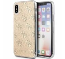 Guess GUHCPXPCU4GLGO iPhone X|Xs złoty|gold hard case 4G Glitter (GUHCPXPCU4GLGO)