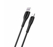 USAMS Kabel U38 USB-C 5A Fast Charge for OPPO|HUAWEI 1m czarny|black SJ376USB01 (US-SJ376) (SJ376USB01)