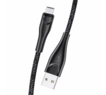 USAMS Kabel pleciony U41 microUSB 2m 2A czarny|black SJ396USB01 (US-SJ396) Fast Charge (SJ396USB01)