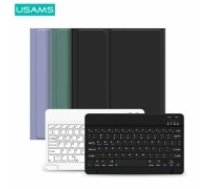 USAMS Etui Winro z klawiaturą iPad 10.2" zielone etui-biała klawiatura|green cover-white keyboard IP1027YR02 (US-BH657) (IP1027YR02)