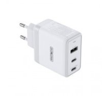 OEM Dux Ducis Duzzona wall charger T1 GaN - USB + 2xType C - PD 65W white (ŁAD001604)