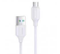 Joyroom cable USB-A - Micro USB 480Mb | s 2.4A 0.25m white (S-UM018A9) (S-UM018A9 0.25M WHITE)