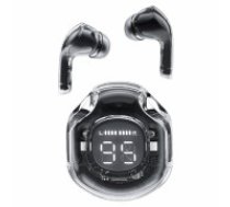 TWS Acefast T8 Earphones, Bluetooth 5.3, IPX4 (Black) (T8 BRIGHT BLACK)