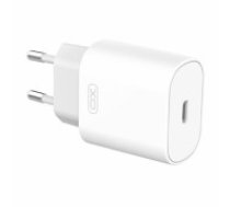 XO L91 Wall Charger, USB-C, 25W + USB-C to Lightning Cable (White) (L91EU)