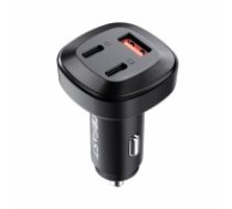 Car Charger Acefast B3, 66W, 2x USB-C + USB (black) (B3)