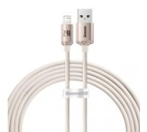 Baseus cable Crystal Shine USB - Lightning 2,0 m 2,4A pink (CAJY001204)