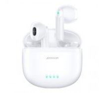 Joyroom TWS earphones wireless ENC waterproof IPX4 Bluetooth 5.3 white (JR-TL11) (JR-TL11 WHITE)