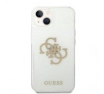 Guess TPU Big 4G Full Glitter Case for iPhone 14 Plus Transparent (GUHCP14MPCUGL4GTR)