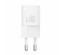 Mini wall charger Baseus GaN5 20W (white) (CCGN050102)