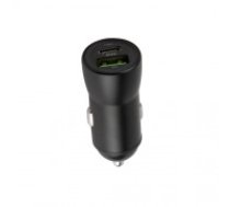 Maxlife MXCC-04 PD3.0 + QC3.0 car charger 1x USB-C 1x USB 20W black (OEM0400335)