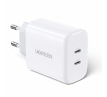 Ugreen charger 2x USB Type C 40W Power Delivery white (10343) (10343)