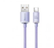 Baseus crystal shine series fast charging data cable USB Type A to USB Type C100W 1,2m purple (CAJY000405) (CAJY000405)