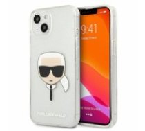 KLHCP13SKHTUGLS Karl Lagerfeld TPU Full Glitter Karl Head Case for iPhone 13 mini Silver (KLHCP13SKHTUGLS)