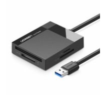 Ugreen USB 3.0 SD | micro SD | CF | MS card reader black (30231) (30231-UGREEN)