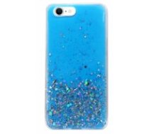 Fusion Accessories Fusion Glue Glitter Back Case Silikona Aizsargapvalks Apple iPhone 12 Pro Max Zils (FSN-GG-IPH-12PM-BL)