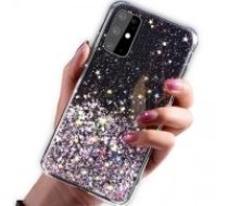 Fusion Accessories Fusion Glue Glitter Back Case Silikona Aizsargapvalks Priekš Apple iPhone 11 Pro Melns (FSN-GG-IPH-IPH11P-BK)