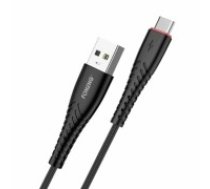 Foneng X15 USB to USB-C cable, 2.4A, 1.2m (black) (X15 TYPE-C / BLACK)