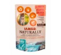 Eukanuba IAMS Naturally Adult with North Atlantic salmon in gravy - wet cat food - 85g