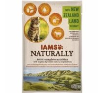 Konservēta barība kaķiem : IAMS CAT Naturally Adult Lamb in gravy 85gr. (109257)