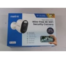 Reolink SALE OUT. Argus Series B350 Smart 4K 8MP Standalone Wire-Free Camera with 5/2.4GHz Dual-Band WiFi, White | Smart Standalone Wire-Free Camera | Argus Series B350 | Bullet | 8 MP | Fixed | IP65 | H.265 | Micro SD, Max. 128GB | UNPACKED ,SCRATCHED (BWC4K01SO)